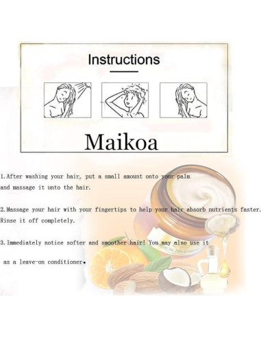 Máscara Mágica para el Cabello PURC 120ml - 2 Pcs Tratamiento