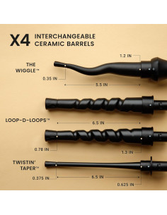 Curlsmith Varita Defrizzion para Rizos - 4 Accesorios Incluidos 2