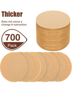 Filtros de Papel para Café Outus 700 Piezas 6.35cm Redondos 2
