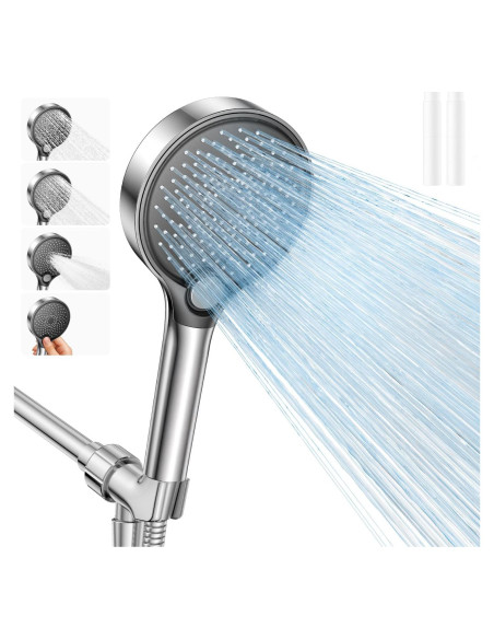 Cabezal de Ducha Filtrado JOMST con 3 Modos y Manguera 152 cm Cabezal de Ducha Filtrado JOMST con 3 Modos y Manguera 152 cm