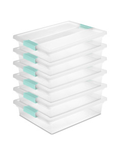Cajas de Almacenamiento Apilables Sterilite 6-Pack Grande