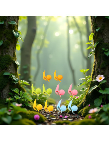 10 Infusores de Té de Silicona Caracol Dreamxue - Colorido