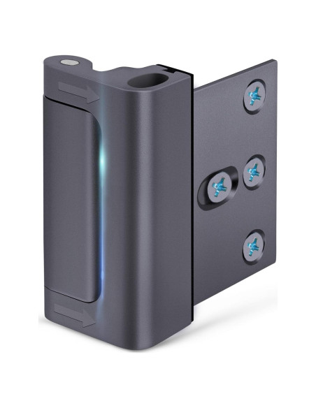 Cerradura de Refuerzo de Seguridad EVERPLUS para Puertas - Gris