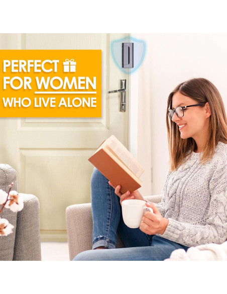 Cerradura de Refuerzo de Seguridad EVERPLUS para Puertas - Gris