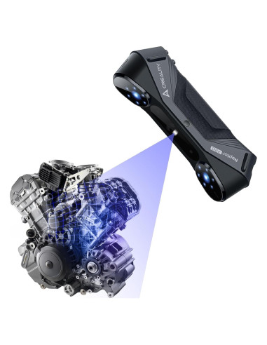 Escáner 3D Creality Raptor Pro 0.02mm 22+7 láser azul