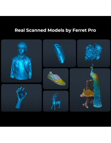 Escáner 3D Creality CR-Scan Ferret Pro, Precisión 0.1mm