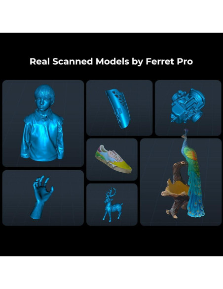 Escáner 3D Creality CR-Scan Ferret Pro, Precisión 0.1mm