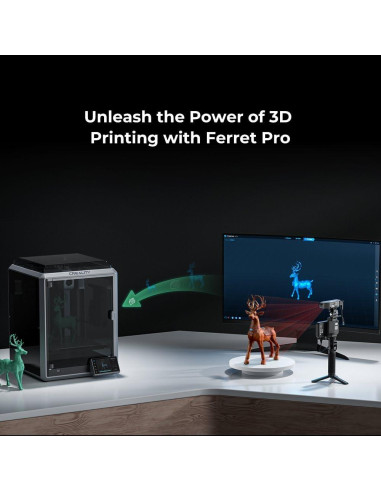 Escáner 3D Creality CR-Scan Ferret Pro, Precisión 0.1mm