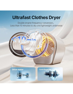 Secadora Compacta Effidry GDZ30-251E 30L 110V Portátil 2