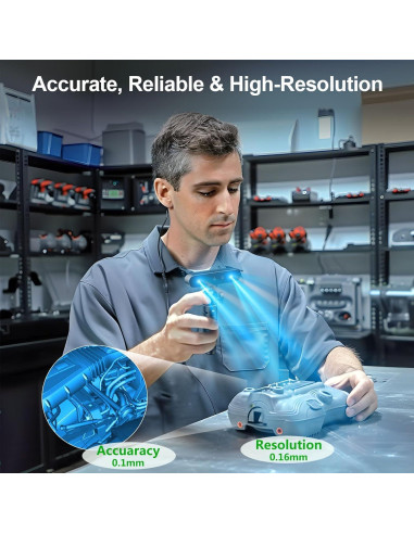 Escáner 3D Creality CR-Scan Ferret SE, 0.1mm, 30FPS, color