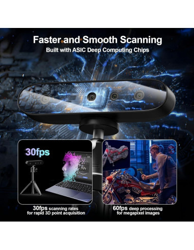 Escáner 3D Creality CR-Scan Ferret SE, 0.1mm, 30FPS, color