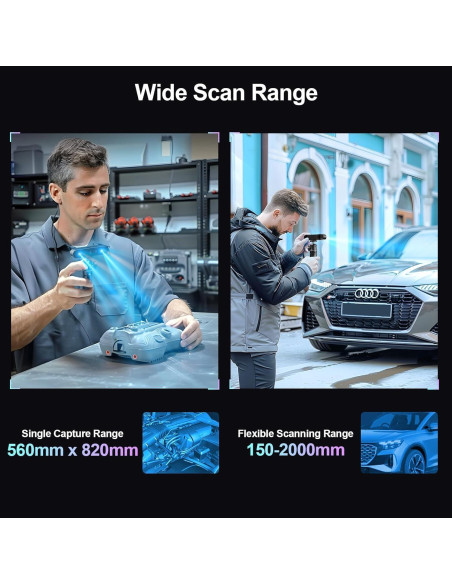 Escáner 3D Creality CR-Scan Ferret SE, 0.1mm, 30FPS, color