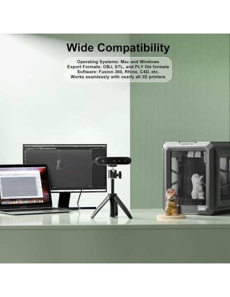 Escáner 3D Creality CR-Scan Ferret SE, 0.1mm, 30FPS, color