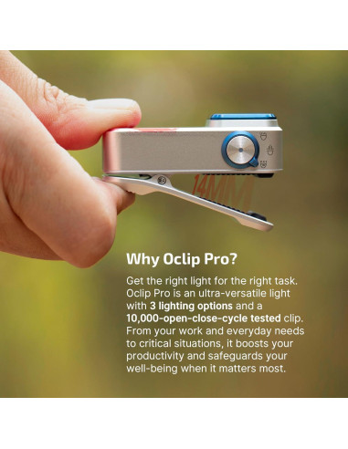 Linterna EDC OLIGHT Arkfeld Pro Recargable 1300 Lúmenes