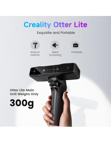 Escáner 3D Creality CR-Scan Otter Lite, 0.05mm, Inalámbrico
