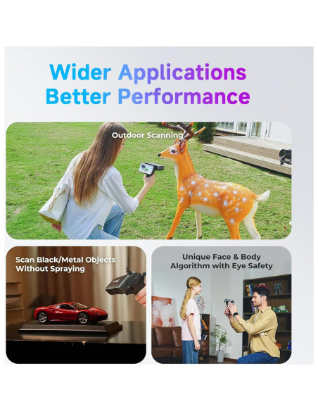 Escáner 3D Creality CR-Scan Otter Lite, 0.05mm, Inalámbrico