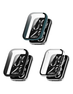 Funda Protectora de Vidrio Templado para Xiaomi Smart Band 9 Pro - 3 Piezas