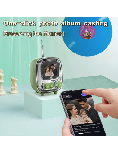 Divoom Pixoo-64 Pantalla LED 10.3" + Tiivoo-2 Altavoz Bluetooth Verde