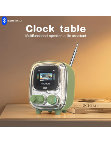 Divoom Pixoo-64 Pantalla LED 10.3" + Tiivoo-2 Altavoz Bluetooth Verde