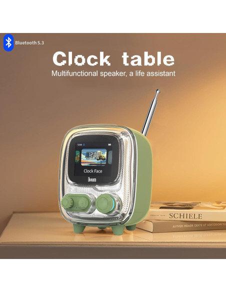 Divoom Pixoo-64 Pantalla LED 10.3" + Tiivoo-2 Altavoz Bluetooth Verde