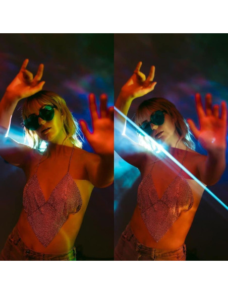 Filtro de Lente 82mm KOGJAERS Efecto Destello Azul Filtro de Lente 82mm KOGJAERS Efecto Destello Azul