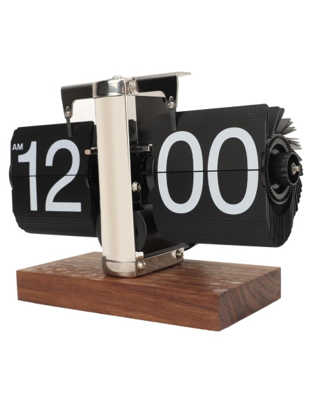 Reloj de Páginas Digital Bewinner Retro Acero Inoxidable 14x20.5cm