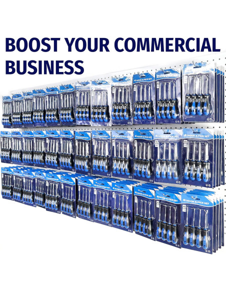 Ganchos de Pegboard Poetiske 8" (20.32 cm) Acero Inoxidable 50PCS