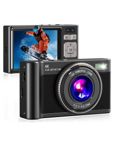 Cámara Digital Forc X02 4K con Tarjeta 64GB y Zoom 18X