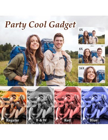 Cámara Digital Forc X02 4K con Tarjeta 64GB y Zoom 18X