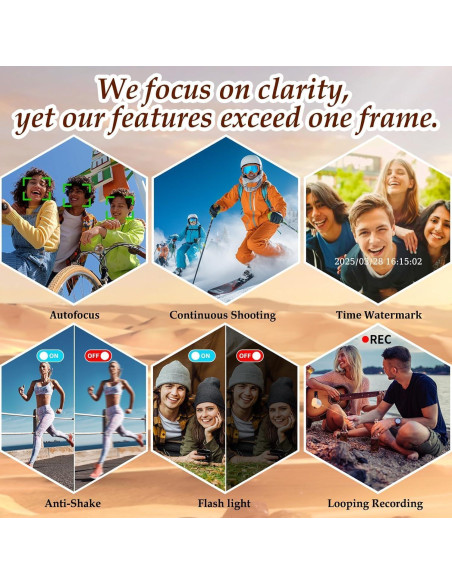 Cámara Digital Forc X02 4K con Tarjeta 64GB y Zoom 18X