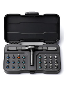 Juego de destornilladores de trinquete VMAN RS1, 24 en 1, magnéticos