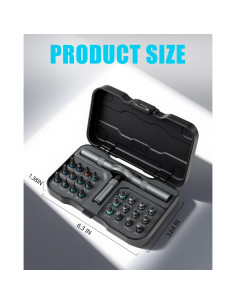 Juego de destornilladores de trinquete VMAN RS1, 24 en 1, magnéticos 2