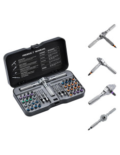 Juego de Destornilladores de Carraca VMAN 40 en 1 con Puntas S2