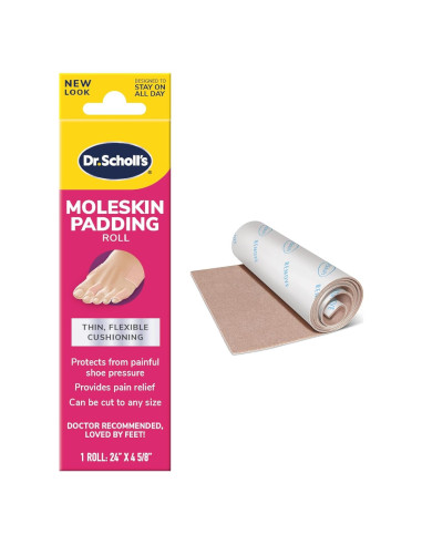 Almohadilla Moleskin Dr. Scholl's 1 rollo 59.87g