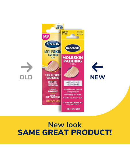 Almohadilla Moleskin Dr. Scholl's 1 rollo 59.87g