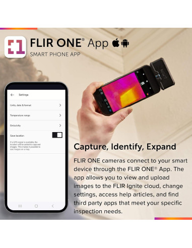 Cámara Térmica FLIR ONE Pro para iPhone 15 USB-C 320x240