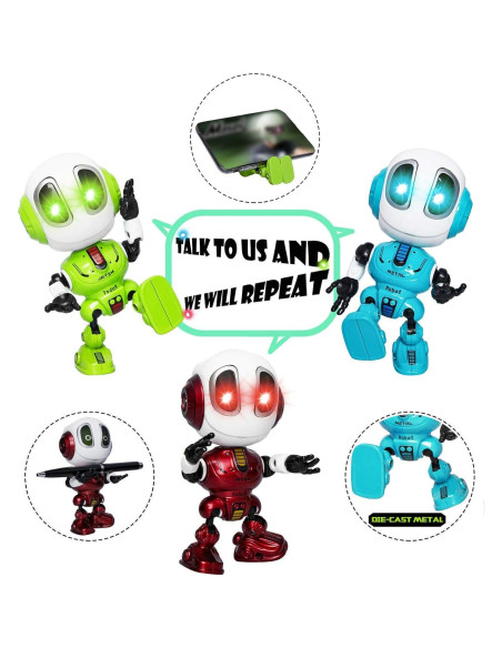 Robot Hablante Interactivo MING YING 788485982515 Azul Robot Hablante Interactivo MING YING 788485982515 Azul