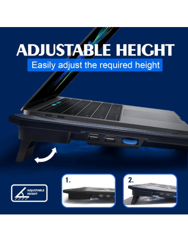 Base de Enfriamiento NAGAN para Laptop 14-17.3" Ergonómica