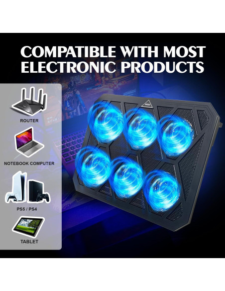 Base de Enfriamiento NAGAN para Laptop 14-17.3" Ergonómica