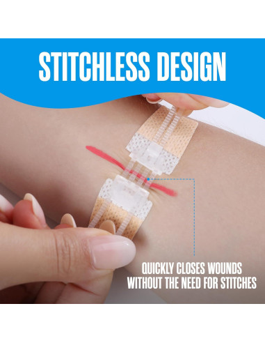 Tiras de Cierre de Heridas Houseables, Kit de 4 Unidades