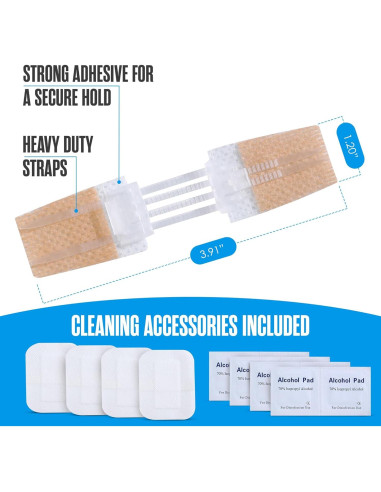 Tiras de Cierre de Heridas Houseables, Kit de 4 Unidades