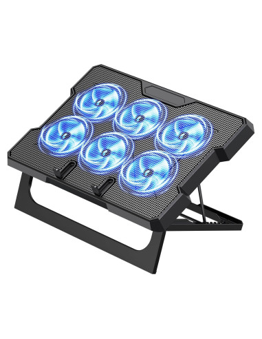 Base de Enfriamiento para Laptop MOKURU CR169 hasta 17.3" Negro