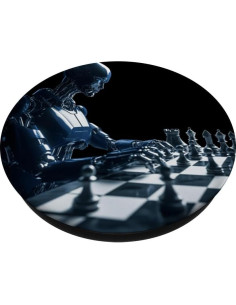 PopSockets Adhesivo PopGrip Robot AI Futurista Ajedrez 2