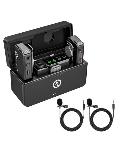 Sistema de micrófono lavalier inalámbrico Hollyland Lark Max 2.4GHz