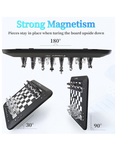 Juego de Ajedrez Electrónico Femuey P6 con Luz LED y Sensor