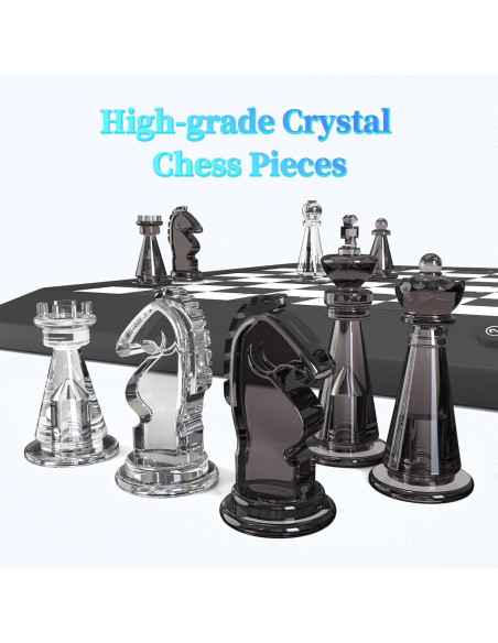 Juego de Ajedrez Electrónico Femuey P6 con Luz LED y Sensor Juego de Ajedrez Electrónico Femuey P6 con Luz LED y Sensor