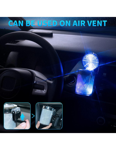 Cenicero de Coche EING Portátil con Luz LED Colorida