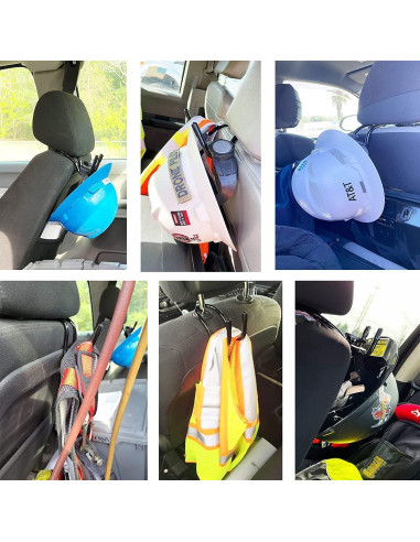 Soportes para Armas de Coche - 4 Piezas Ajustables - Metal Resistente