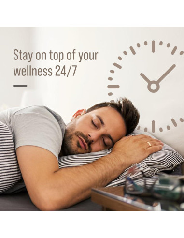 Anillo Inteligente Herz P1 Plata - Rastrear Salud 24/7, 20 Biométricas