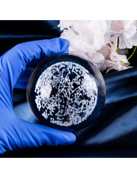 Esfera de Cristal Mapa Estelar Qianwei con Base LED Táctil